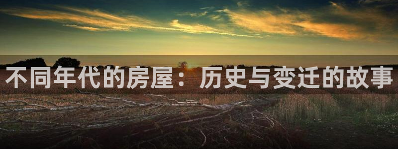 安信12平台下载：不同年代的房屋：历史与变迁的故事