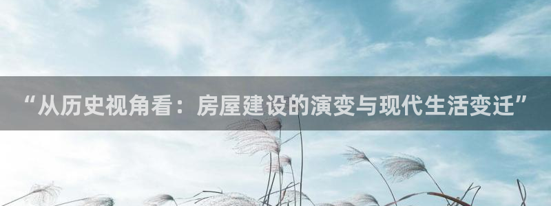 安信卓越12月：“从历史视角看：房屋建设的演变与现代生活变迁”
