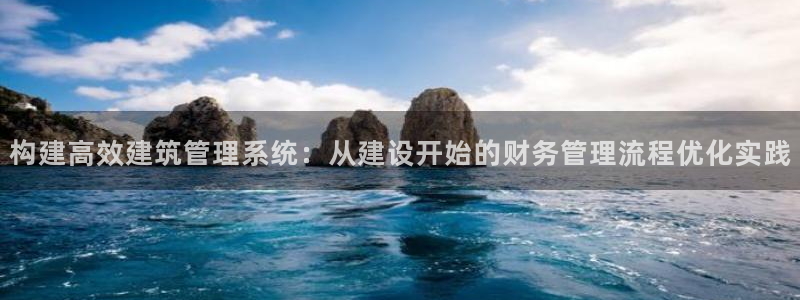安信12是正规平台吗：构建高效建筑管理系统：从建设开始的财务管理流程优化实践