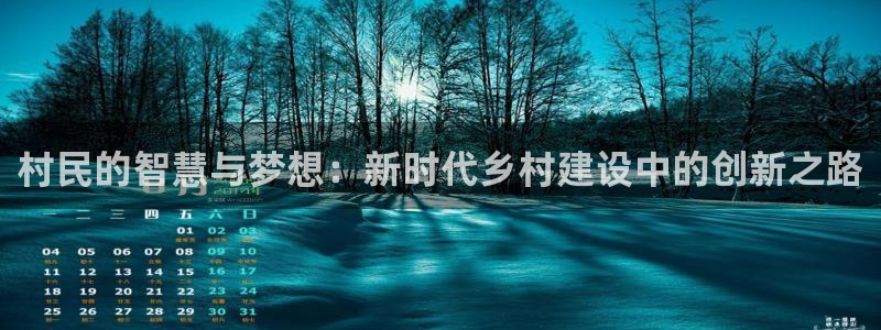 安信12官方下载：村民的智慧与梦想：新时代乡村建设中的创新之路