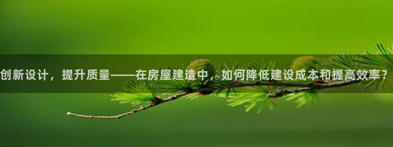 安信可 esp-12：创新设计，提升质量——在房屋建造中，如何降低建设成本和提高效率？