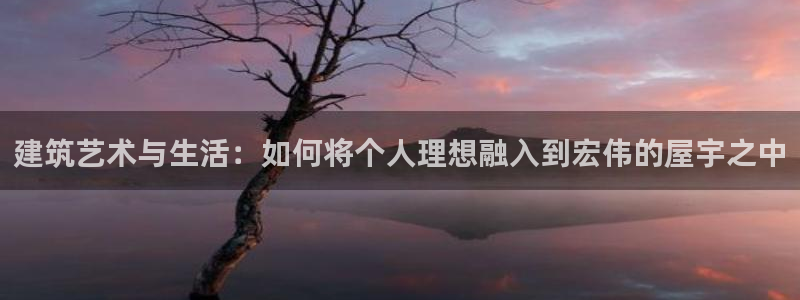 安信12专用挂机：建筑艺术与生活：如何将个人理想融入到宏伟的屋宇之中