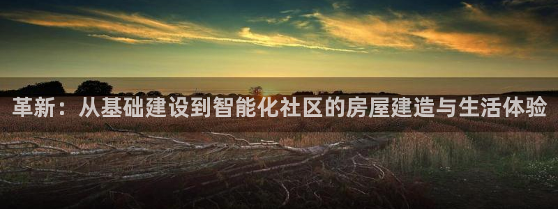 安信12娱乐招商探索空间：革新：从基础建设到智能化社区的房屋建造与生活体验