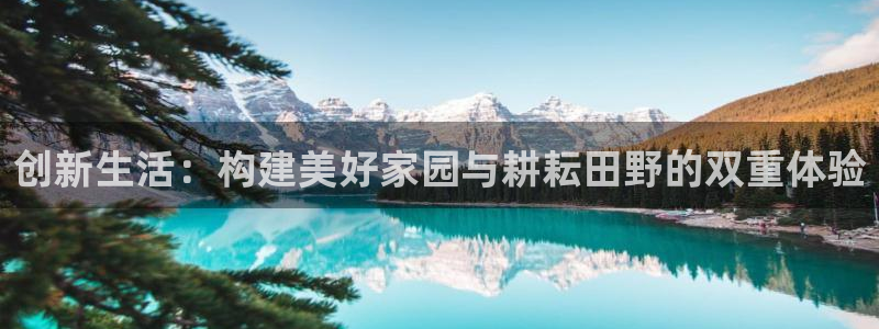 安信12如何开代理：创新生活：构建美好家园与耕耘田野的双重体验