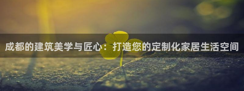 安信esp12k：成都的建筑美学与匠心：打造您的定制化家居生活空间