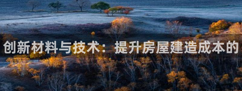 安信主管su金12手12指tq：创新材料与技术：提升房屋建造成本的