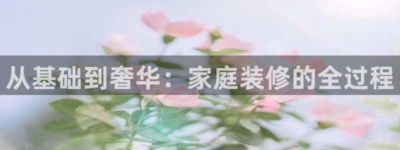 安信地板12mm：从基础到奢华：家庭装修的全过程