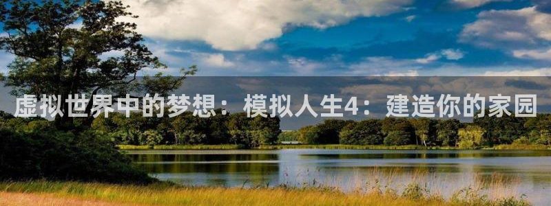 安信esp12：虚拟世界中的梦想：模拟人生4：建造你的家园