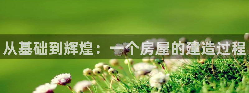 安信招商rk金12手12指jc：从基础到辉煌：一个房屋的建造过程